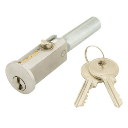 TSS Roller Shutter Bullet Lock -  Round Face 24mm Diameter With Flat Sides - Image 4
