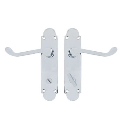 TSS Regent Scroll Lever Handle on Plate Door Furniture - Image 10