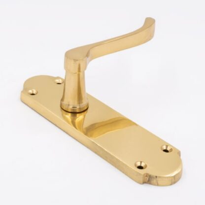 TSS Regent Scroll Lever Handle on Plate Door Furniture - Image 9