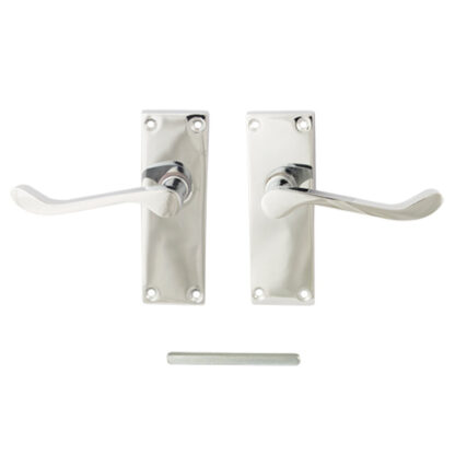 TSS Victorian Scroll Lever on Plate Furniture - Image 2