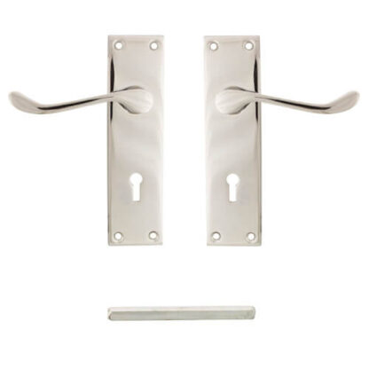 TSS Victorian Scroll Lever on Plate Furniture - Image 9