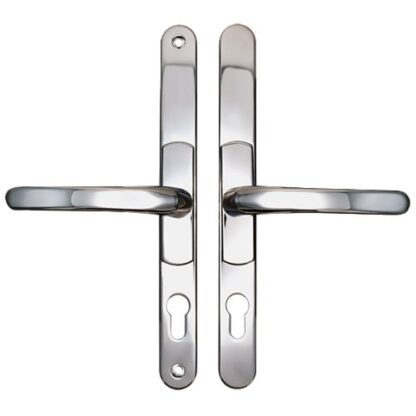 VERSA Lever Lever UPVC Multipoint Adjustable Door Handles - 62-95mm PZ Sprung 260mm Screw Centres - Image 3