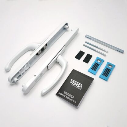 VERSA Lever Lever UPVC Multipoint Adjustable Door Handles - 62-95mm PZ Sprung 260mm Screw Centres - Image 7