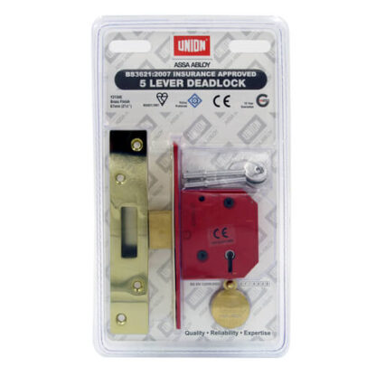 Union 2134E British Standard 5 Lever Mortice Deadlock - Image 13