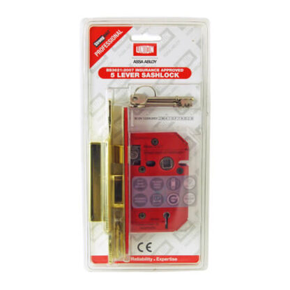 Union 2200 Strongbolt British Standard 5 Lever Mortice Sashlock - Image 12