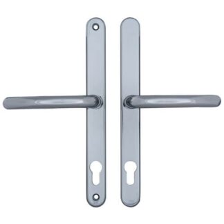 Fab & Fix Blenheim Lever Lever UPVC Multipoint Door Handles -  92mm PZ Sprung 240mm Screw Centres