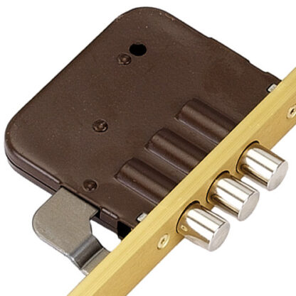 Azbe Latch Deadbolt 6 Pin Bolts Key Wind Operated Multipoint Door Lock - Image 11