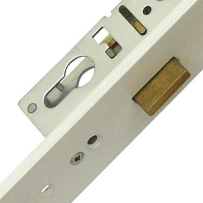 Fullex Crimebeater Latch Deadbolt 2 Hooks Flat 44mm White Faceplate Double Spindle Multipoint Door Lock - Image 3