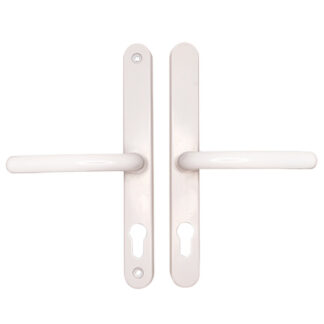 Fab & Fix Farnham Lever Lever UPVC Multipoint Door Handles - Without Snib 68mm PZ Sprung 215mm Screw Centres