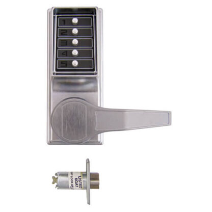 Kaba Simplex/Unican LL1011 Series Mortice Latch Digital Lock with Lever Handles - Image 2