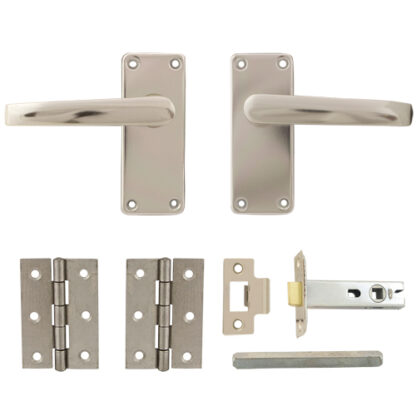 TSS Aluminium Door Handle, Tubular Latch & Hinge Packs - Image 2