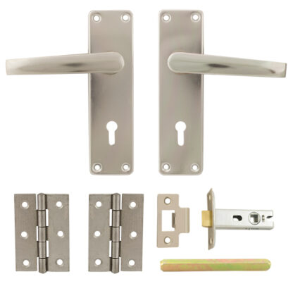 TSS Aluminium Door Handle, Tubular Latch & Hinge Packs - Image 5