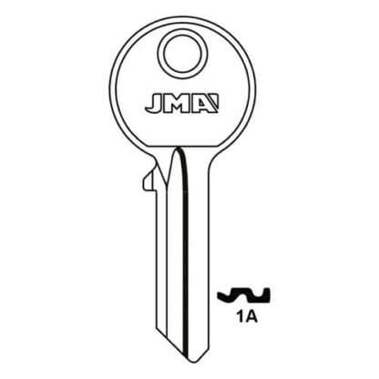 JMA YA-24D Yale Universal 5 Pin Cylinder Key Blank
