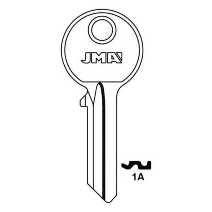 JMA 1AB Yale Universal 5 Pin Cylinder Key Blank