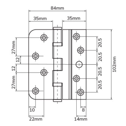 Winkhaus Composite Door Hinge - Image 2