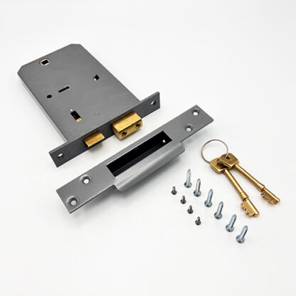(Ex Chubb) Union 3J60 Horizontal Non British Standard 5 Lever Mortice Sashlock - Image 3