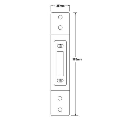 Era Hookbolt Keep for Timber or Composite Doors - Image 2