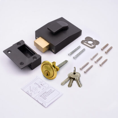 TSS 5 Pin Modern Deadbolt Rim Nightlatch - Image 2