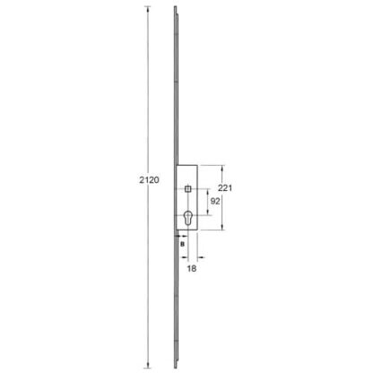 ERA 6535 French Door Kit For a pair of rebated UPVC doors - Image 3