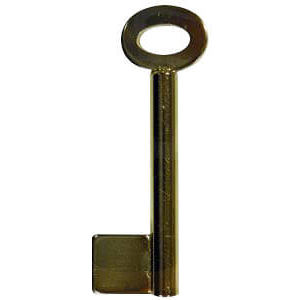 9 Gauge Pipe Cabinet Key Blank Medium Bit