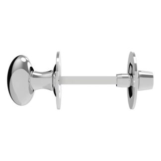 Carlisle Brass AA133CP Oval Thumb Turn with Coin Release  (LEAD TIME: 2-3 DAYS)