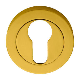 Manital AA1 Euro Profile Escutcheon in Polished Brass (LEAD TIME: 2-3 DAYS)