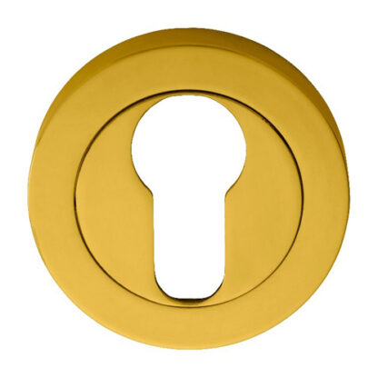 Manital AA1 Euro Profile Escutcheon in Polished Brass (LEAD TIME: 2-3 DAYS)