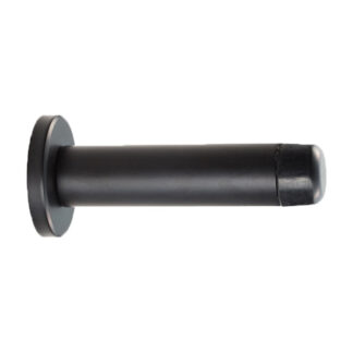 Carlisle Brass AA21MB Cylinder Pattern Door Stop - with Rose (LEAD TIME: 2-3 DAYS)