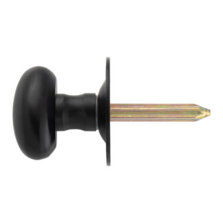 Carlisle Brass AA33MB CARLISLE BRASS thumbturn to suit rackbolt (oval) - spline spindle - matt black - 38mm (LEAD TIME: 2-3 DAYS)