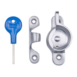 Carlisle Brass AA40LCKSC Fitch Pattern Sash Fastener (Locking) (LEAD TIME: 2-3 DAYS)
