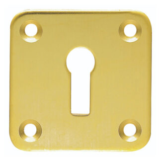 Carlisle Brass AA4 Square Standard Profile Escutcheon (LEAD TIME: 2-3 DAYS)