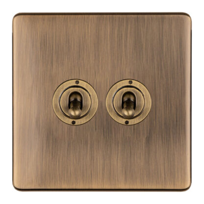 Eurolite ABT2SW 2 GANG 10AMP 2WAY TOGGLE SWITCH (LEAD TIME: 2-3 DAYS)