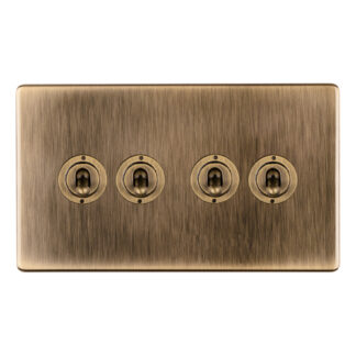 Eurolite ABT4SW 4 GANG 10AMP 2WAY TOGGLE SWITCH (LEAD TIME: 2-3 DAYS)