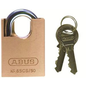 Abus 65 Series 50mm Close Shackle Brass Padlock