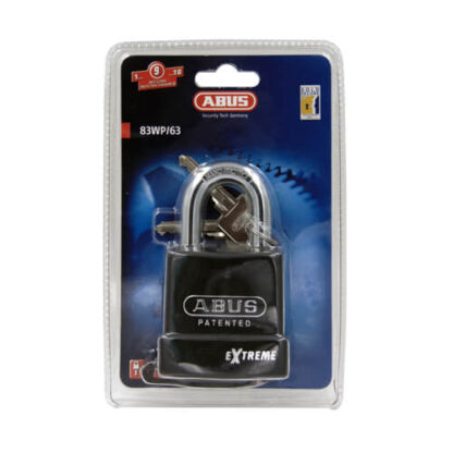 Abus 83WP Series Extreme 63mm Open Shackle Weatherproof Padlock - Image 2