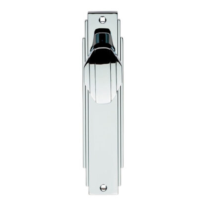 Carlisle Brass ADR022CP Art Deco Knob on Latch Backplate (LEAD TIME: 2-3 DAYS)