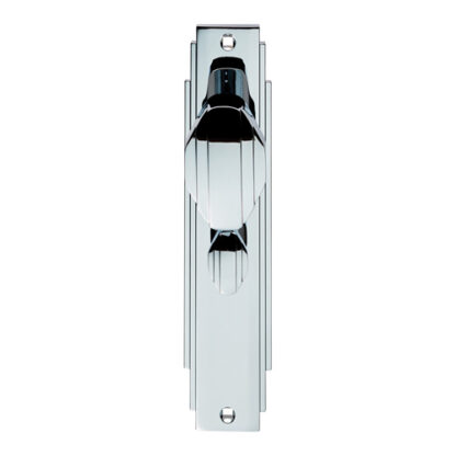 Carlisle Brass ADR023CP Art Deco Knob on WC Backplate (LEAD TIME: 2-3 DAYS)