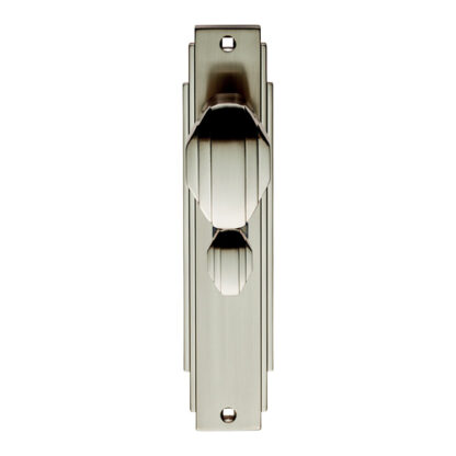 Carlisle Brass ADR023SN Art Deco Knob on WC Backplate (LEAD TIME: 2-3 DAYS)