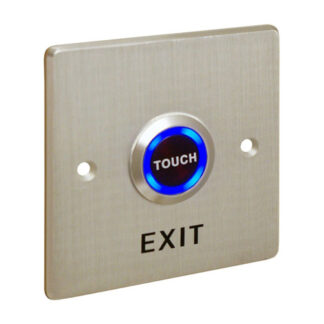 CQR AEB508 Flush Request To Exit LED Touch Switch - Legend "Exit" - Aluminium (LEAD TIME: 2-3 DAYS)
