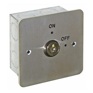 CQR AEBKS Flush Key Switch Maintained 2 Position Key - Stainless Steel (LEAD TIME: 2-3 DAYS)