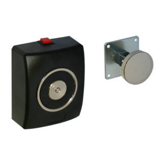 CQR AEM19001 Wall Mounted Door Hold Open Magnet 24V DC - Black Plastic (LEAD TIME: 2-3 DAYS)