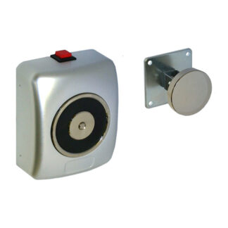 CQR AEM19002 Wall Mounted Door Hold Open Magnet 24V DC - Brushed Aluminium (LEAD TIME: 2-3 DAYS)