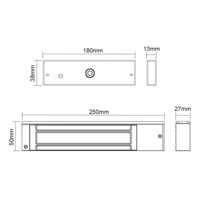 CQR AEM20002 EM | Slimline | Single | Monitored (LEAD TIME: 2-3 DAYS) - Image 2