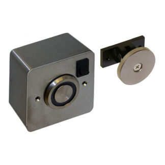 CQR AEM501F-1D Surface Wall Mounted Hold Open Magnet 24V DC - Stainless Steel (LEAD TIME: 2-3 DAYS)