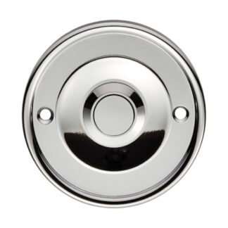 Carlisle Brass AQ30CP Round Bell Push (LEAD TIME: 2-3 DAYS)