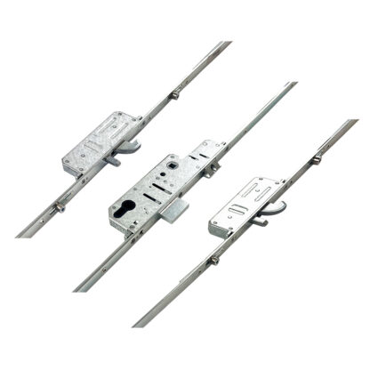Mila Prosecure Latch Deadbolt 4 Rollers 2 Hooks 2 Anti Lift Bolts Lift Lever Multipoint Door Lock