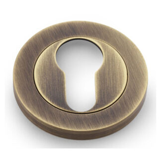 Alexander & Wilks AW390AB Concealed Fix Escutcheon Euro Profile - Antique Brass (LEAD TIME: 2-3 DAYS)