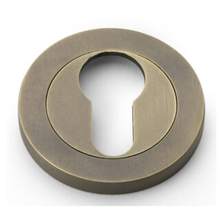 Alexander & Wilks AW390IB Concealed Fix Escutcheon Euro Profile - Italian Brass (LEAD TIME: 2-3 DAYS)