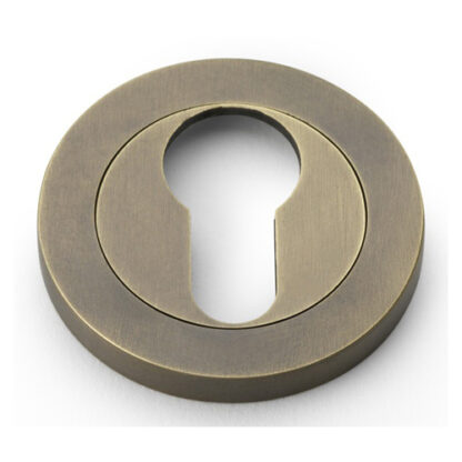 Alexander & Wilks AW390IB Concealed Fix Escutcheon Euro Profile - Italian Brass (LEAD TIME: 2-3 DAYS)