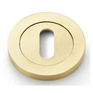 Alexander & Wilks AW391SBPVD Concealed Fix Escutcheon Standard Profile - Satin Brass PVD (LEAD TIME: 2-3 DAYS)